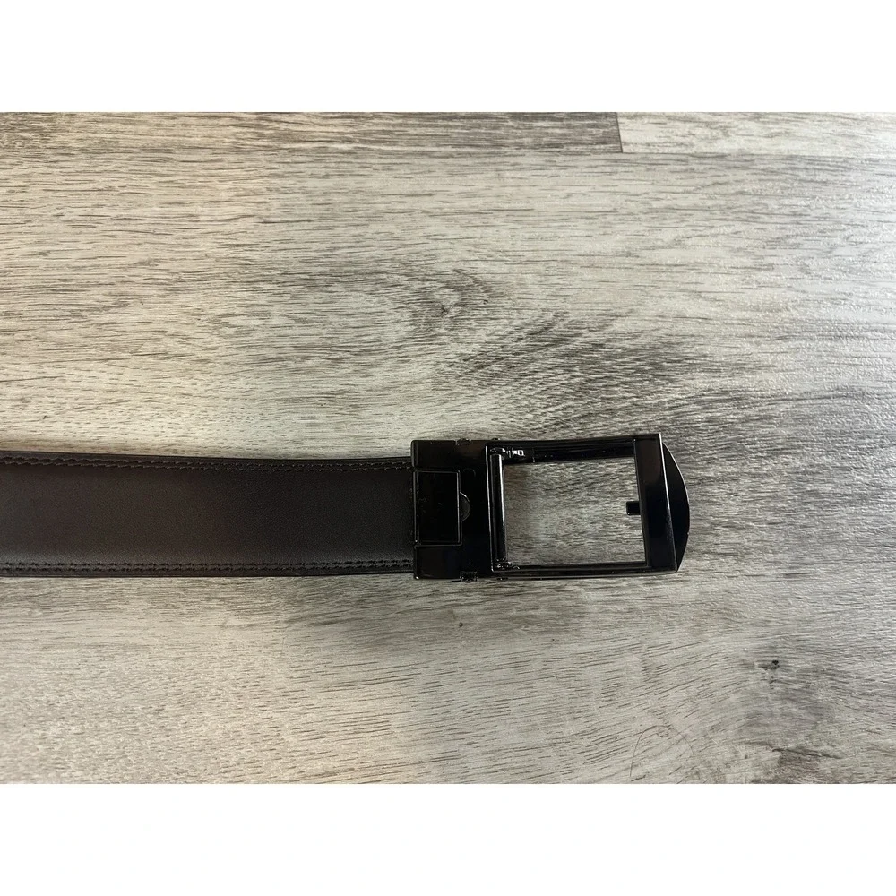 Men's Genuine Leather Ratchet Belt for Perfect‎ Fit Brown (1139-200)